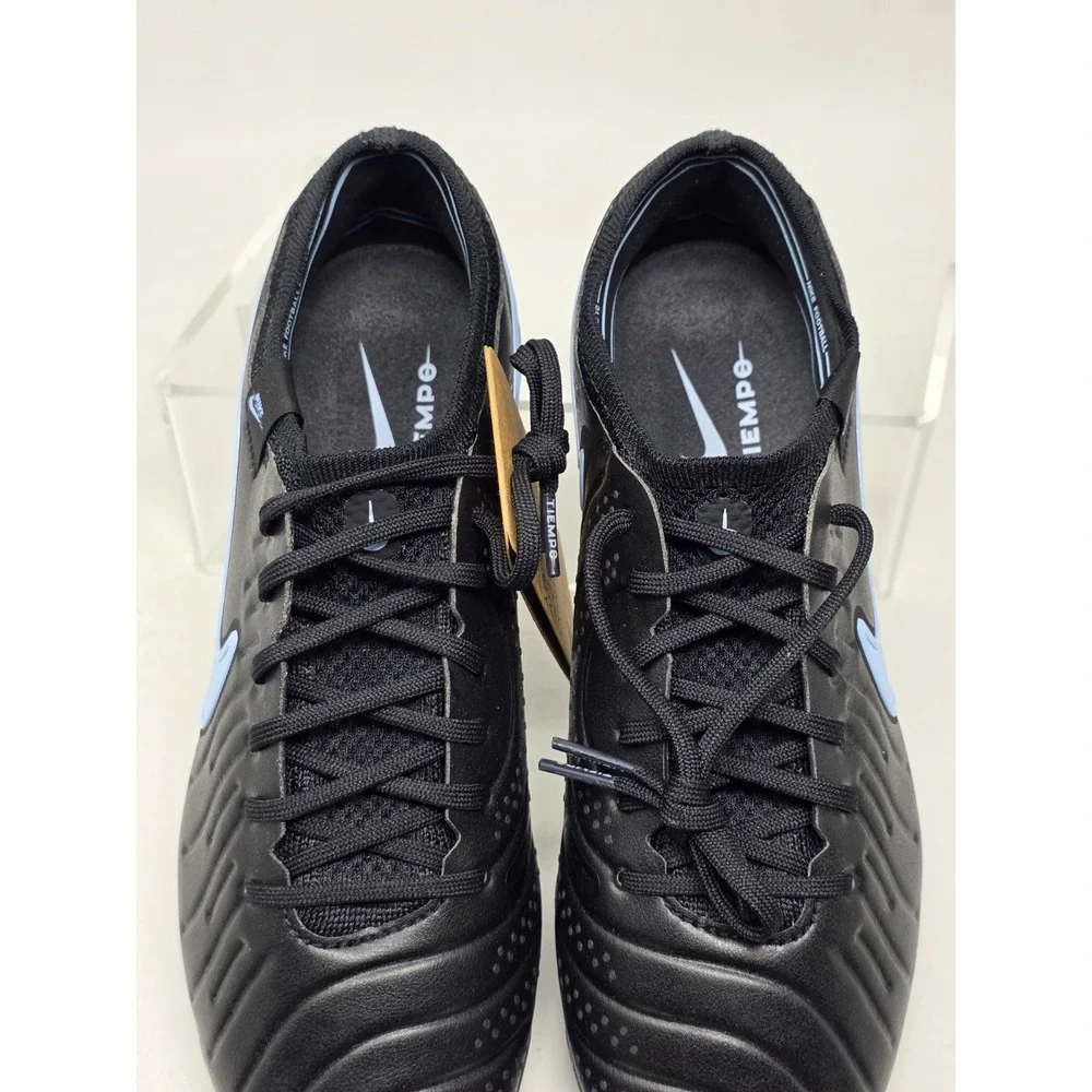 Nike Tiempo Legend 10 Elite Size 7.5 Mens FG Soccer Shadow Pack Black DV4328-003